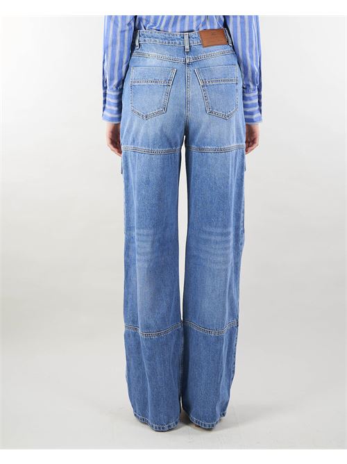 Jeans cargo in cotone Elisabetta Franchi ELISABETTA FRANCHI | Jeans | PJ75D46E2192